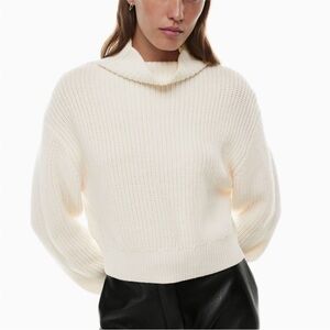 Wilfred Aritzia Montpellier Merino Wool Turtleneck Sweater